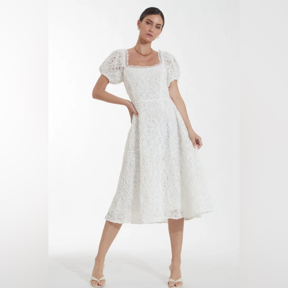 Elliatt White Lace Dress